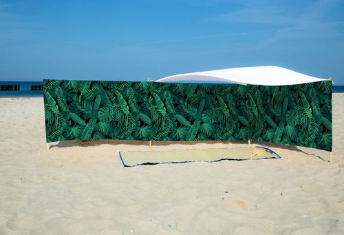PARAWAN PLAŻOWY Dżungla z indywidualnym  napisem 5 PANELI 23.5 na Arena.pl