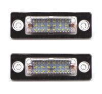 VW, Skoda lampki tablicy rejestracyjnej LED 2x650lm, zestaw 2szt