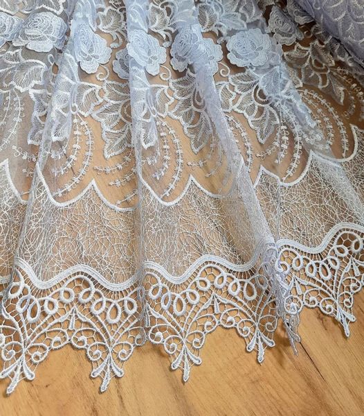 Firana siateczka biała 280cm „Róża” zdjęcie 1