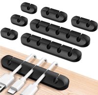 7 sztuk uchwytu na kable samoprzylepny organizer