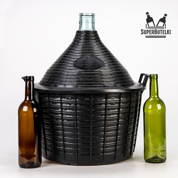 BALON DAMA 25L W KOSZU + KOREK RURKA FERMENTACYJNA zdjęcie 5