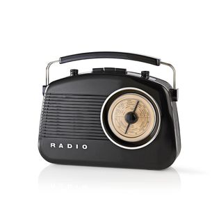 Nedis FM Radio  |  4.5 W  |  Rączka do przenoszenia | czarne
