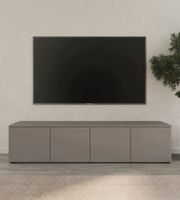 STOJĄCA SZAFKA RTV KOMODA RTV PÓŁKA POD TELEWIZOR 200 GLINA 4 DRZWI