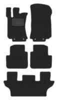 Dywaniki welurowe LUX grafitowe Mercedes R251/V251 2005-2013 7 os.