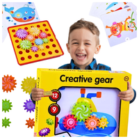 UKŁADANKA GUZIKOWA EDUKACYJNE PLANSZE TABLICE DLA DZIECI KREATYWNA MOZAIKA