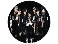 Opłatek na tort BTS