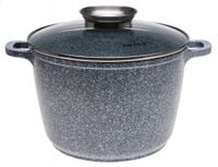 GARNEK Ceramiczny Marmurowy KOCIOŁEK Głęboki Wysoki 4l 20cm 3966