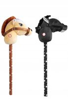 HOBBY HORSE Głowa koni na kiju KOŃ KONIK pluszowy dźwięki kolory dla dzieci