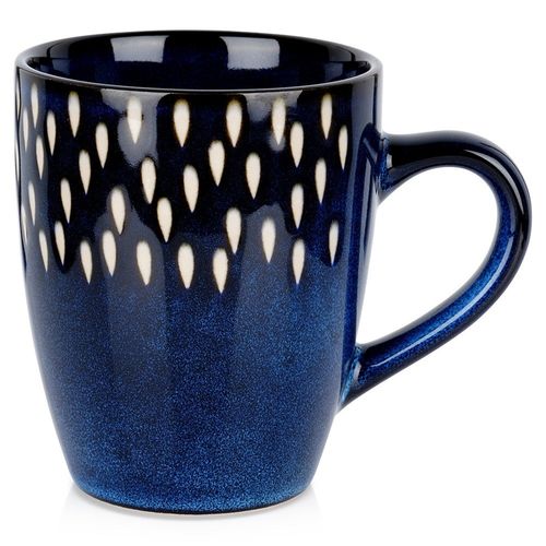 Kubek Granatowy na Napoje Ciepłe Zimne do Picia Kawy Herbaty Ziół Napojów na Arena.pl