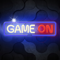 Neon Plexi LED Forever Light Game On FPNE23 Multikolor Ozdoba na ścianę