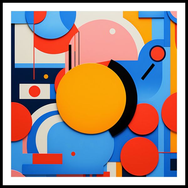 Plakat 60x60cm Kalejdoskop Emocji zdjęcie 3