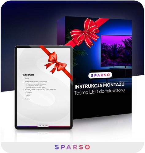 TAŚMA LED RGB 4M USB LEDY DO TV Podświetlenie Telewizora NA PILOTA TELEFON na Arena.pl