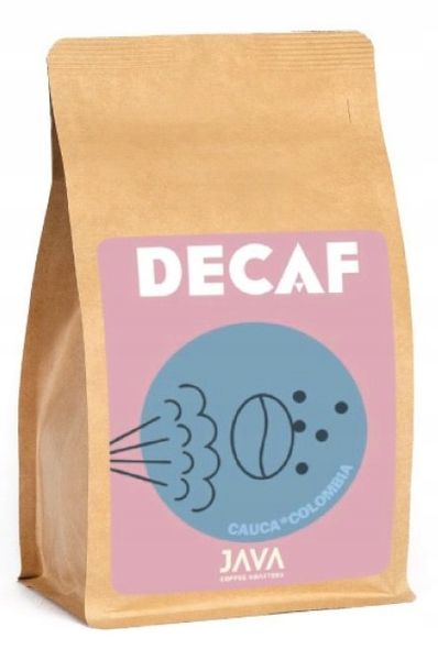 Kawa ziarnista bezkofeinowa Java Decaf Kolumbia Cauca FILTR 250g zdjęcie 1