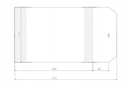 Okładka regulowana 275x470mm na Arena.pl
