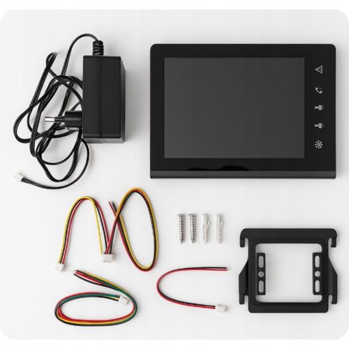 WIDEODOMOFON PRZEWODOWY VIDEO DOMOFON ZESTAW CZYTNIK RFID FURTKA BRAMA 7'' na Arena.pl