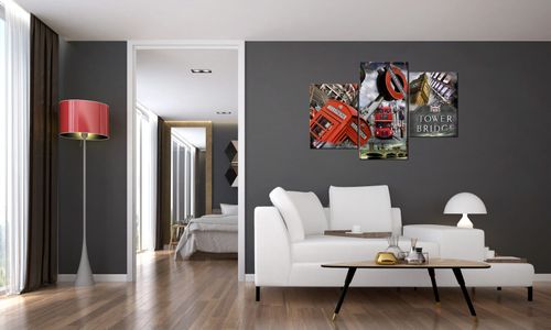 Obraz Tryptyk 90X60 Londyn na Arena.pl