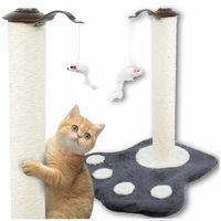 Legowisko drapak słupek wieża dla kota małego dużego zabawka mysz plusz 44