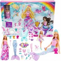 Mattel Barbie Dreamtopia KALENDARZ ADWENTOWY Lalka Kraina Fantazji HCM66