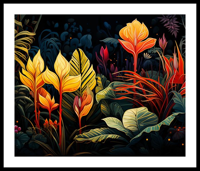 Plakat 60x50cm Tropikalna Symfonia zdjęcie 3