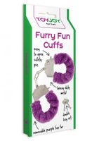 furry fun cuffs purple