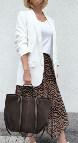 Torebka shopper zamszowa Vera Pelle - brązowa czekolada na Arena.pl