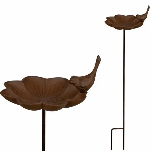 Żeliwne Poidełko dla Ptaków Owadów do wbicia 91cm zdjęcie 1