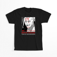 Koszulka Czarna Tokyo Revengers WYBIERZ KOLOR KOSZULKI I FASON Męska XL