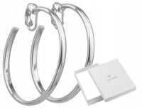 Klipsy Koła Srebrne Kółka na Ucho Duże Tradycyjne Solidne Colibra