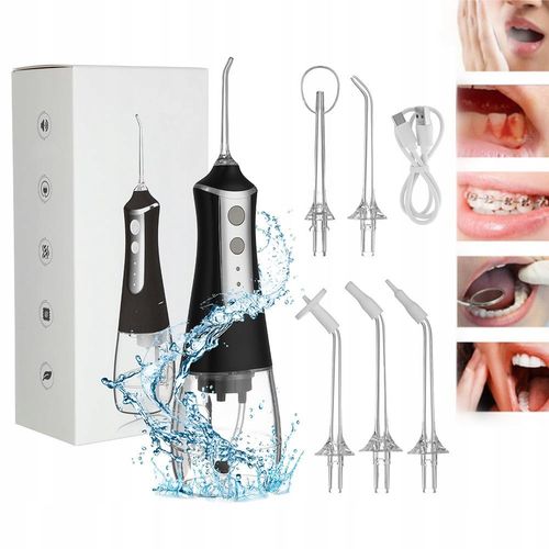 IRYGATOR DO ZĘBÓW BEZPRZEWODOWY DENTYSTYCZNY MOCNY TRYBY PRACY 5DYSZ na Arena.pl