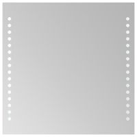 Lustro łazienkowe z LED, 30x30 cm