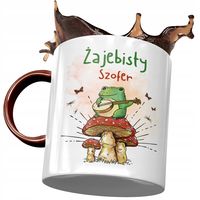 Kubek Bordowy Dla Szofera Żajebisty Szofer Z Nadrukiem Ze Zdjęciem