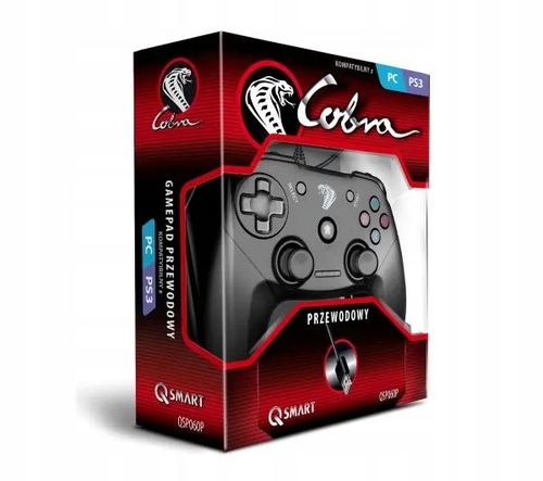 Pad przewodowy do PC PlayStation 3 Q-SMART QSP060P CZARNY na Arena.pl