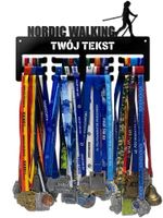 Wieszak na medale NORDIC WALKING twoje imię dowolny tekst 235.3