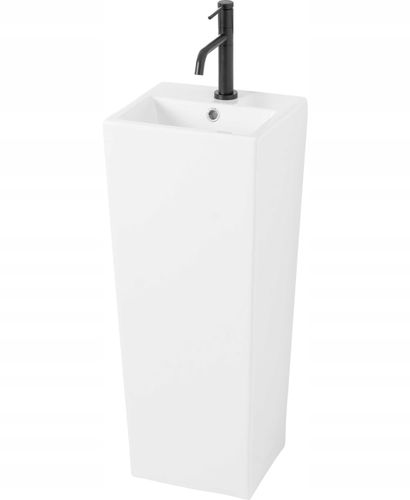Wolnostojąca ceramiczna umywalka KAMILA WHITE na Arena.pl