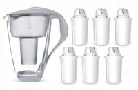 Szklany dzbanek filtrujący Dafi Crystal (stalowy)