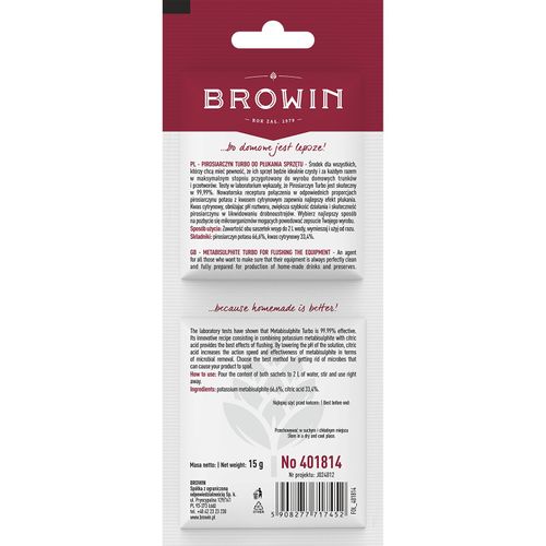 Pirosiarczyn turbo - 15g na Arena.pl