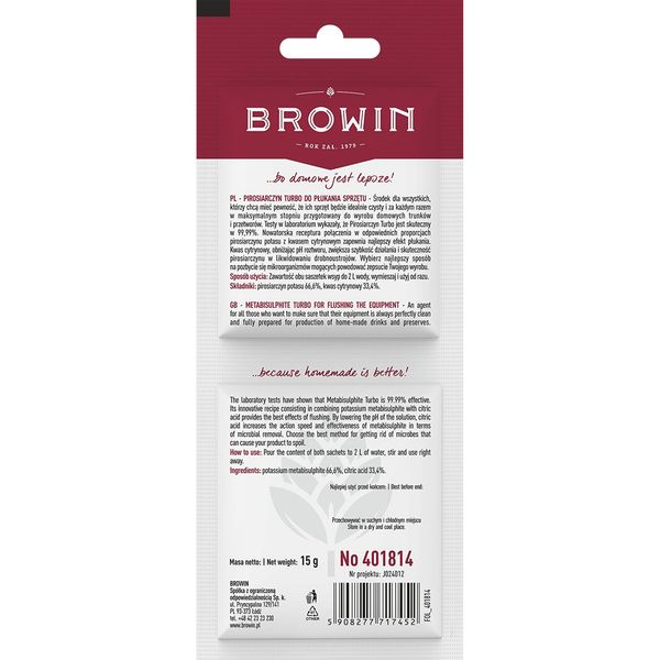 Pirosiarczyn turbo - 15g zdjęcie 2