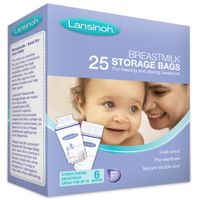 LANSINOH Woreczki do przechowywania pokarmu, 25 sztuk