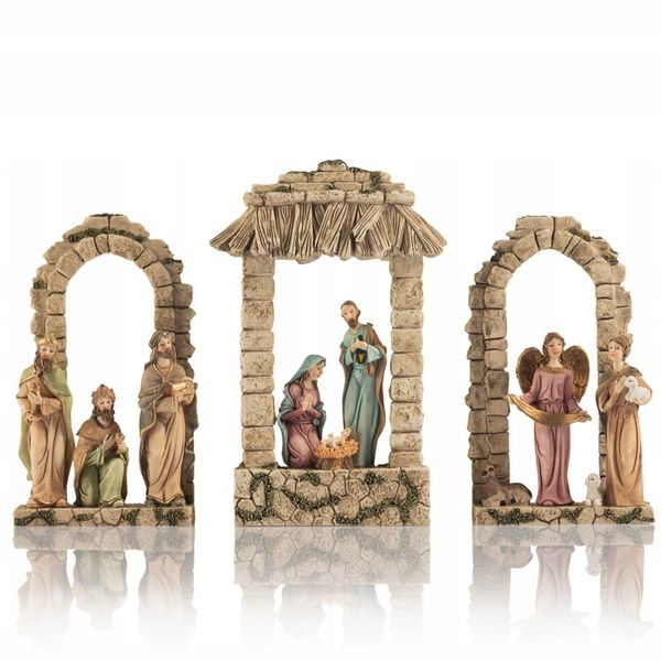 Piękna oryginalna BOŻONARODZENIOWA szopka LED świecąca zdjęcie 1