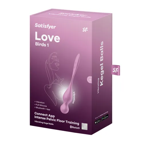 satisfyer love birds 1 - trenażer dna miednicy z funkcją wibracji, 78,3g na Arena.pl