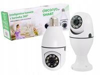 KAMERKA MONITORING DO DOMU UKRYTA W ŻARÓWCE DO BIURA MAGAZYNU DOMU FULL HD