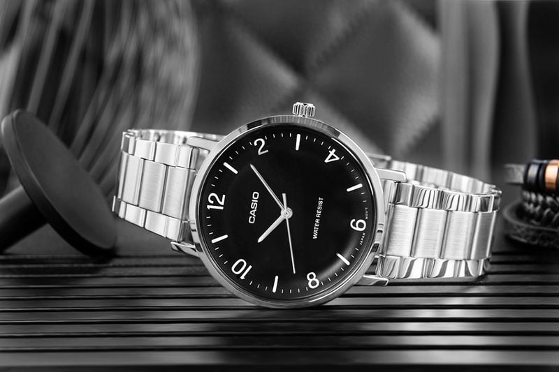 zegarek męski casio mtp-vt03d-1bdf + box zdjęcie 6