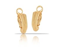 Kolczyki ryflowane z kolekcji Classic (P14673AU)