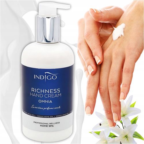 Krem do Rąk Indigo Omnia Z masłem shea i olejem z wiesiołka Nawilża 300 ml na Arena.pl