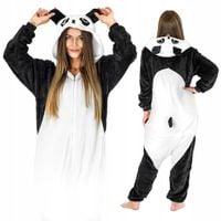 KOSTIUM PIŻAMA KIGURUMI ONESIE DAMSKA MĘSKA ŚWIĄTECZNA ROZPINANA ZAMEK S