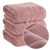 Ręcznik kąpielowy miękki puszysty gram. 500 GSM 50x90 SIBEL pudrowy