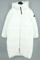 Replay płaszcz damski biały z kapturem rozmiar S