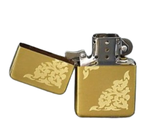 Złota Zapalniczka Benzynowa z Gotowym Grawerem Gentelo na Arena.pl