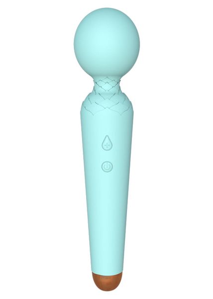 Stymulator-Rechargeable Power Wand USB 10 Functions - Blue zdjęcie 1