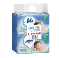 LULA Chusteczki nawilżane z Rumiankiem 72szt
